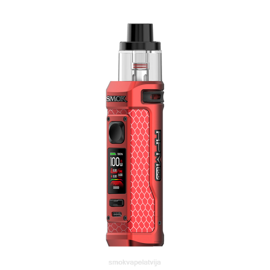 SMOK RPM 100 komplekts matēts sarkans PL0T34 SMOK Vape Pen Latvija