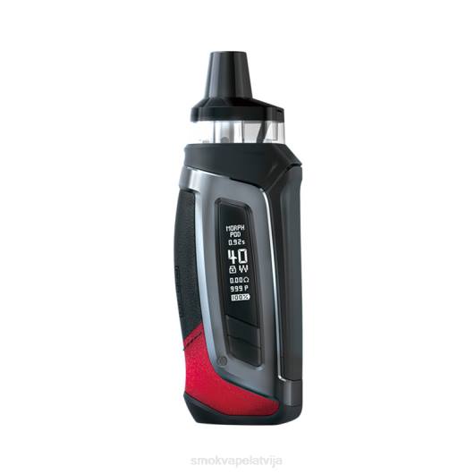 SMOK Morph pod-40 komplekts melns sarkans PL0T214 SMOK Vape Pen Latvija