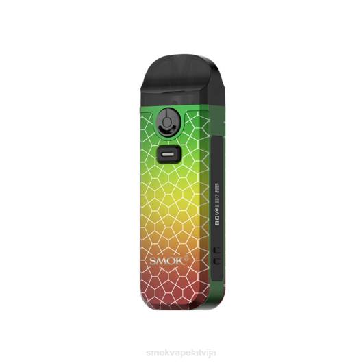 SMOK Nord 4 komplekts rasta zaļas bruņas PL0T274 SMOK Vape Pen Latvija