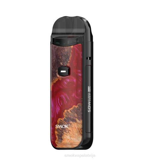 SMOK Nord 50w komplekts sarkana stabilizējoša koksne PL0T163 SMOK Latvija