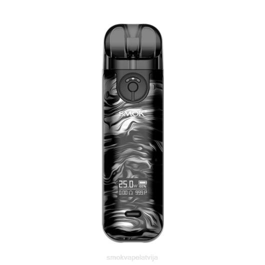 SMOK NOVO 4 komplekts šķidrs melns pelēks PL0T232 SMOK Vape Riga