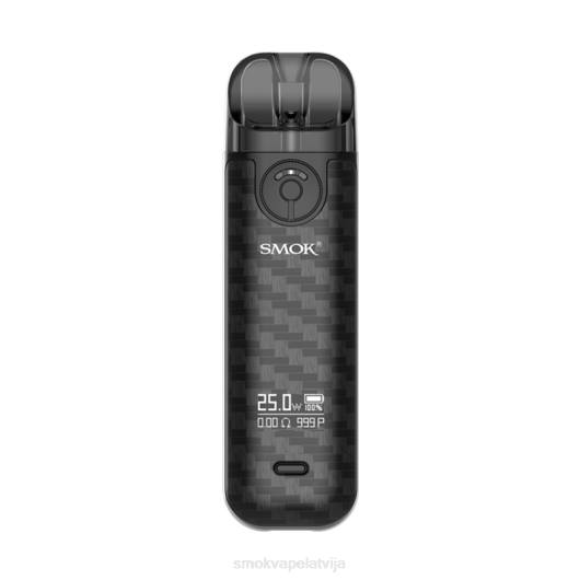 SMOK NOVO 4 komplekts melnā oglekļa šķiedra PL0T231 SMOK Vape Latvija