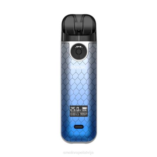 SMOK NOVO 4 komplekts zili pelēka kobra PL0T234 SMOK Vape Pen Latvija