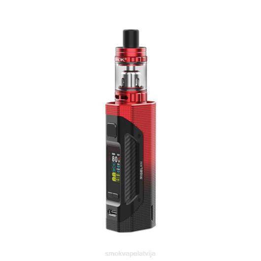 SMOK Rigel mini komplekts melns sarkans PL0T251 SMOK Vape Latvija